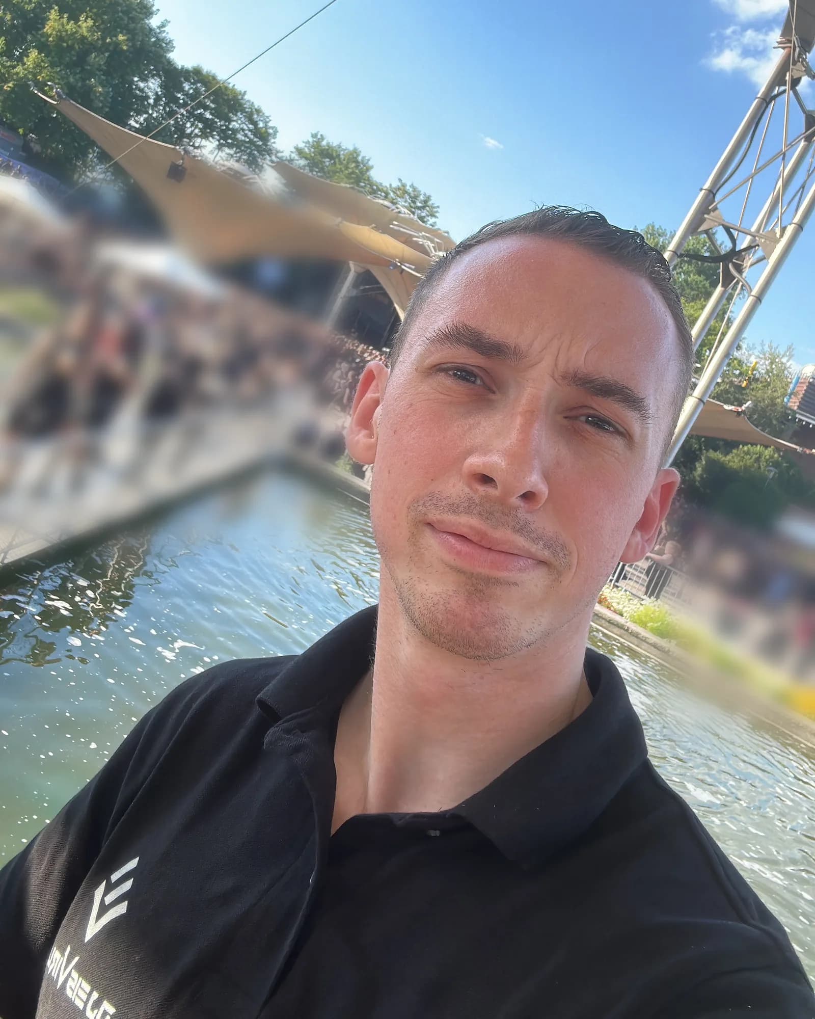 Paul Kalversberg am Tanzbrunnen in Köln